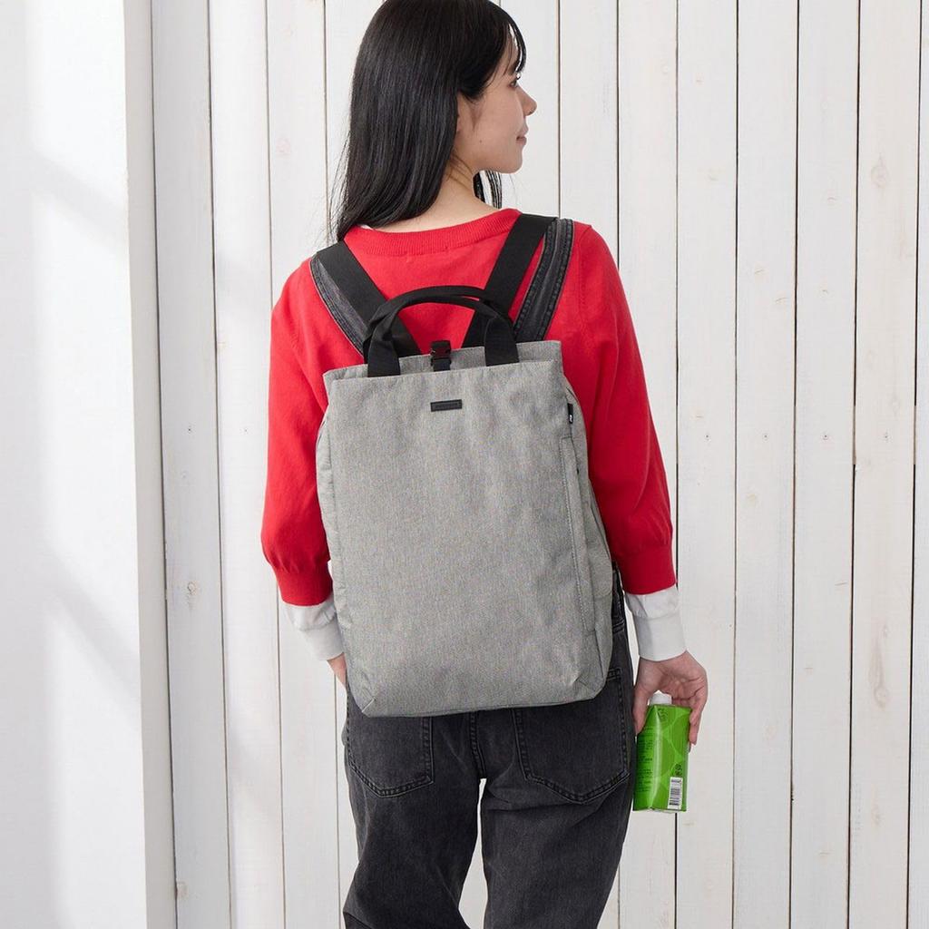 Rootote Rugzakstijl Waterafstotende Lichtgewicht Tote Bag voor Dames, SN. Theo. Licht Waterafstotend-G 3630 (01 Zwart)
