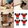 YFFSFDC Corner Woodworking DIY Right Angle 90 Degree Woodworking Woodworking Set of 4 Right Angle Corner Retainer Clamps Clamps, Ruler, Tool, Locator,