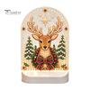 Festive Atmosphere Party Decor Christmas Pearl Light Ornaments for Holiday Home Decor, Acrylic LED Decorative Gifts Friends Lamp with Soft Glow