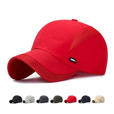 Summer Mesh Baseball Cap Quick-Drying Hat Men Outdoor Sports Sun Hat Women Ponytail Panama Cap Visor Snapback Golf Fishing Hats