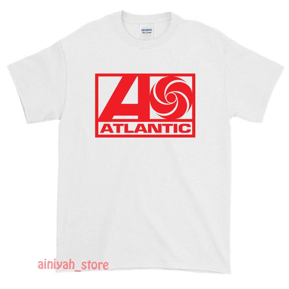

New Atlantic Records Logo Men s American Funny T shirt USA Size S -XXL 2XL