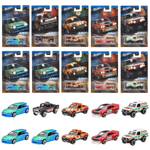 

Hot Wheels Theme Automotive Assortment - Speed Graphics 10-Car Box, Vehicle Toys, Mini Cars, Ages 3+, Multicolor, 987J-GDG44
