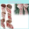 Charming 2 Meter Christmas Ribbon Decoration With Beautiful Merry Christmas Words