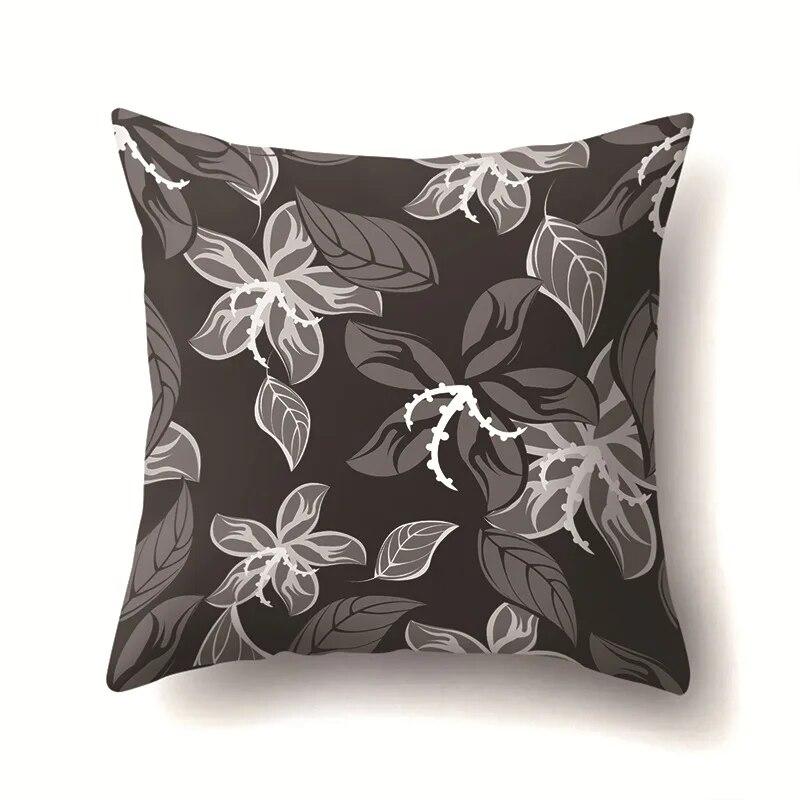 Leaf Flower Pillowcase Office Cushion Cover Living Room   Riding Waist
