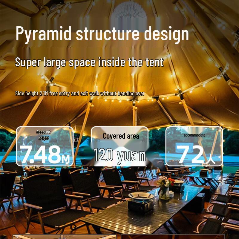 Zutong Large Indian Hat Outdoor Canopy Tent