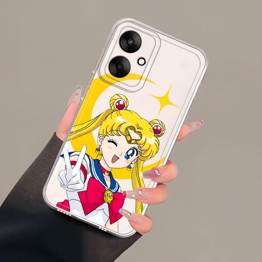 Phone Case for Xiaomi Mi 11 Lite 11T Pro Soft Phone Cover Anime Sailor Moon