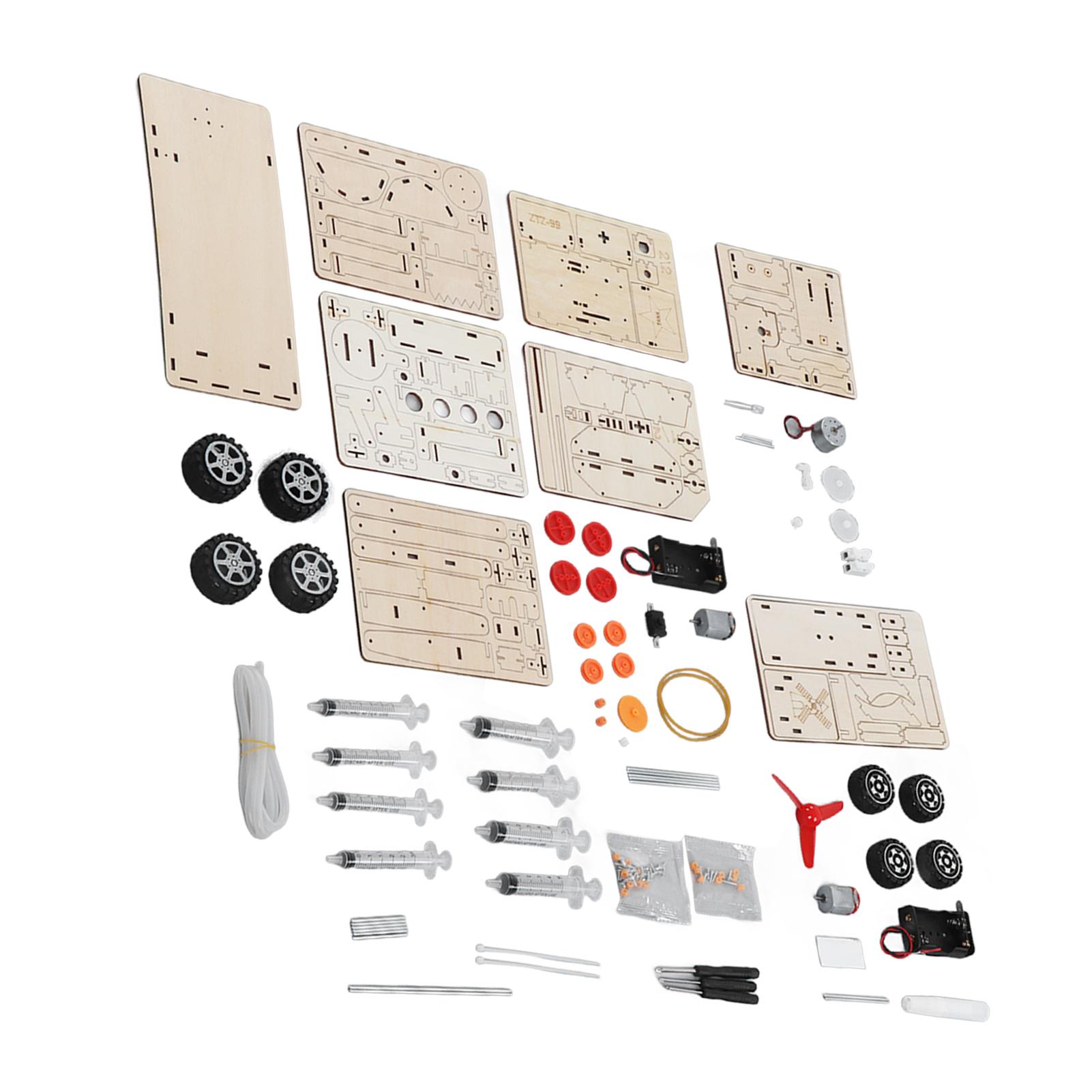 4 комплекта 3D деревянная головоломка-экскаватор ручной генератор электрический танк игрушечный набор для детей