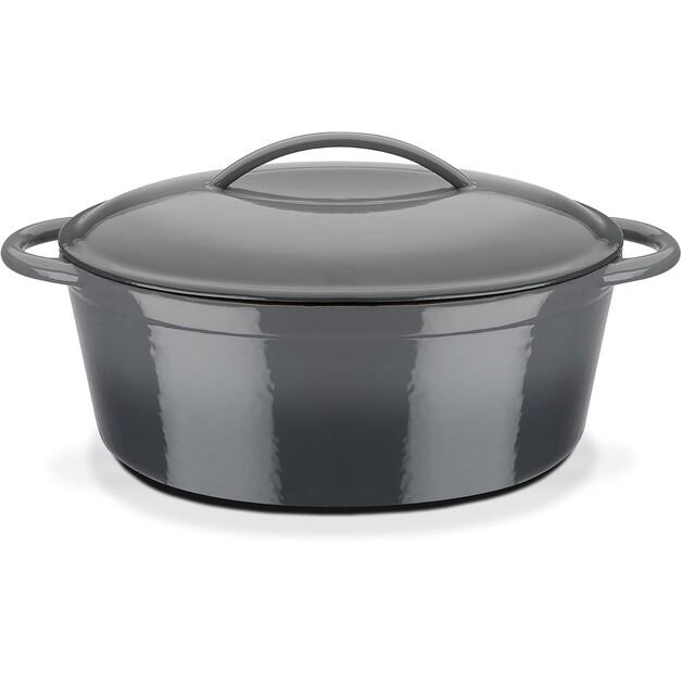 

Жаровня GSW Shadow овальная 33x25 см серая 7 л (716338)