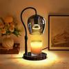 Candle Warmer Lamp with Adjustable Height, Timer, 4-level Dimming, and Two Bulbs.