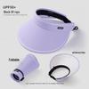 Women's UV Protection Sun Visor Hat with Face Cover