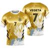 2026 New Adult Men's Dragon Ball Goku 3D Printed Football Jersey T-Shirt Kids Anime T-Shirt Special Football Jersey Unisex Y2k