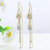 925 Silver Needle Luxury Tassel Earrings for Women