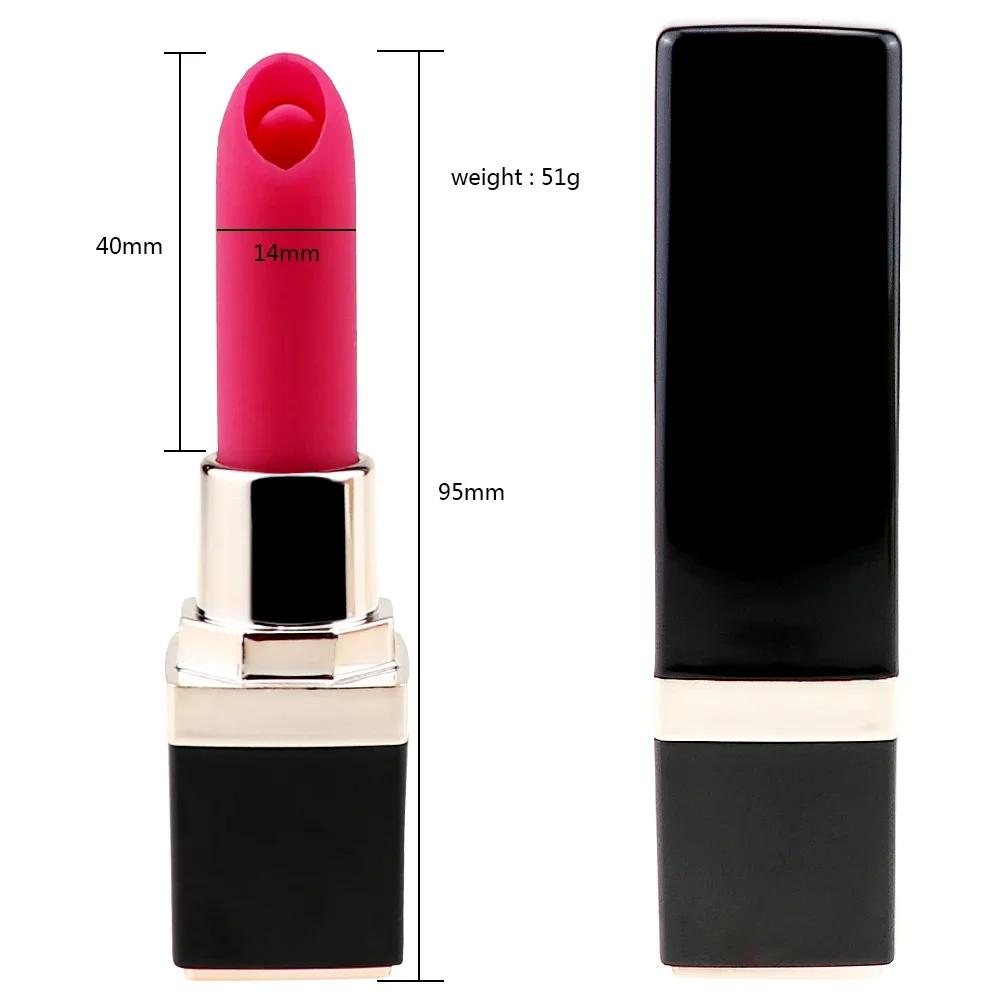10 Speeds Mini Lipstick Vibrator Portable Bullet G-spot  Massage Clitoris Stimulator Erotic Product Sex Toys for Women