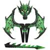Halloween Dragon Costume Set Lightweight Colorful Cosplay Accessory Party Photography Dance Event