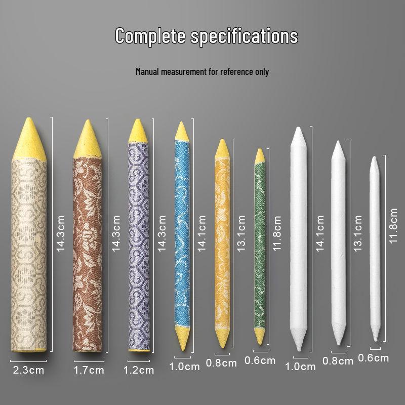3/6pcs Paper Stump Set for Art Sketching & Blending - Drawing Tools for Students