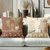 Indian Style Decorative Cushion Covers Floral Peacock Cow Polyester pillowcase, sofa decorative cushion cov Headboard Pillow