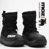 Mozu Winter Snow Padded with Fleece Size Size L Men's Mid-Length Boots, Waterproof, Non-Slip, Water-Repellent, Lining, Black, 5686, (5686,BLK,L)
