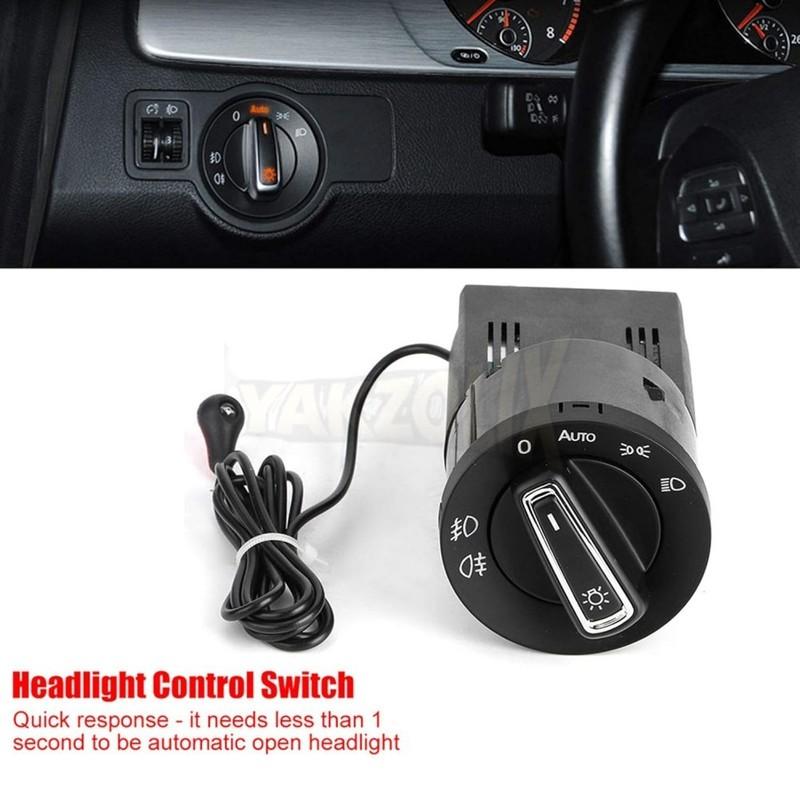 Headlight Switch Light Control Button For Vw Jetta Bora Golf MK4 Passat B5 Beetle T5 Polo 9N Sharan Lupo 1995 - 2005 3BD941531