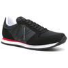 Armani Exchange Rio Mesh Low-Top Casual Sneakers Men sneakers Black XUX017XCC6800002