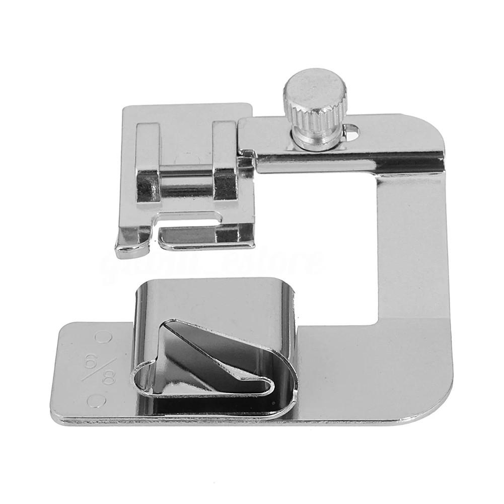 3Pcs Sewing Machine Presser Foot Domestic Sewing Machine Foot Presser Foot Rolled Hem Feet for Brother Singer Sew Accessories