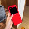 Colorful Matte Liquid Silicone Soft Case For For Samsung Galaxy Z Flip 6 5 ZFlip6 ZFlip5 Skin Friendly Folding Shockproof Cover Capa