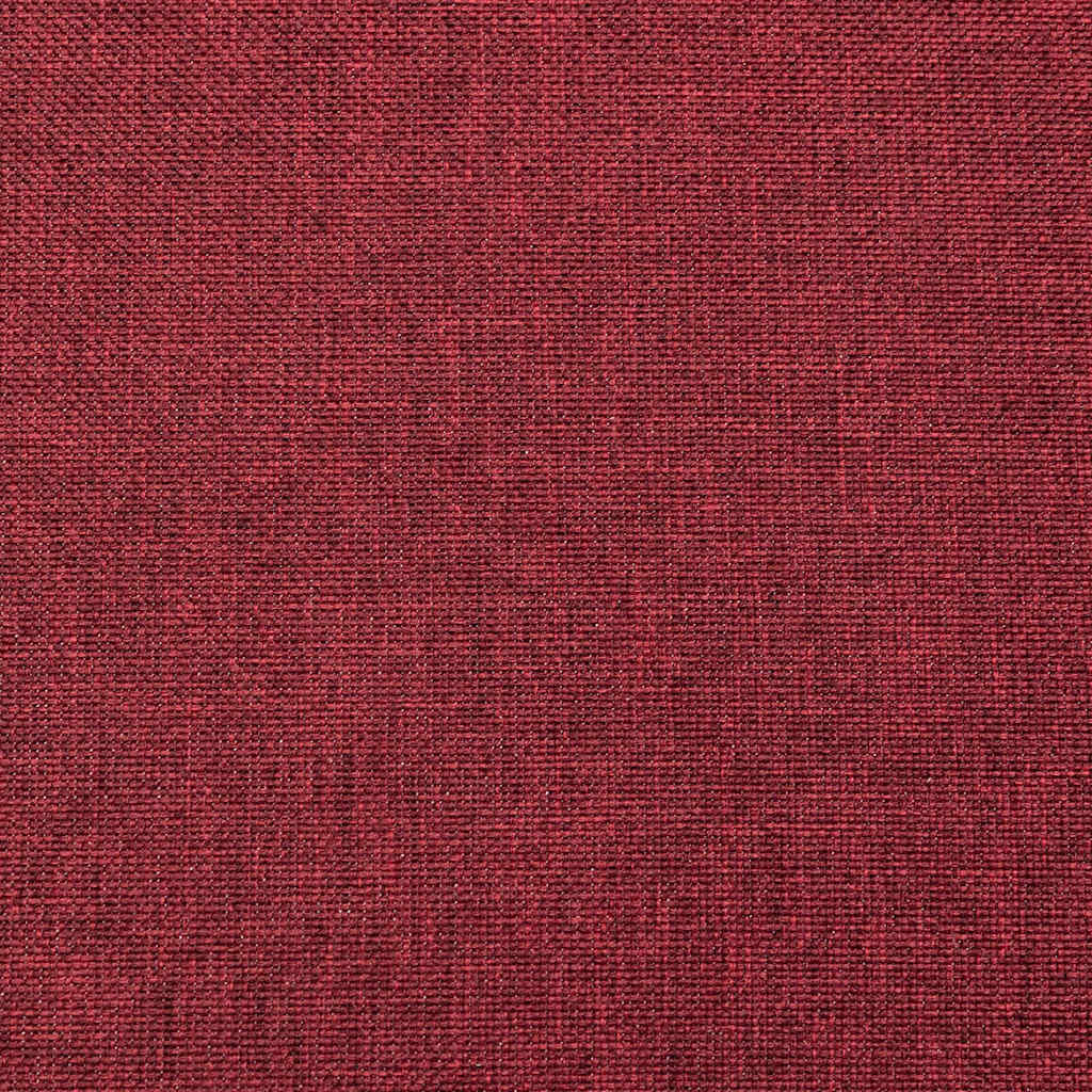 2 Seater Sofa Bed with 2 Cushions Wine Red Fabric