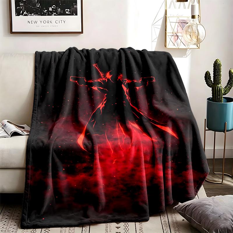 Devil May Cry Theme Blanket Suitable For The Sofa Camping And Travel Made Of Soft Flannel Material An Ideal Gift For Occasions Such As Birthday