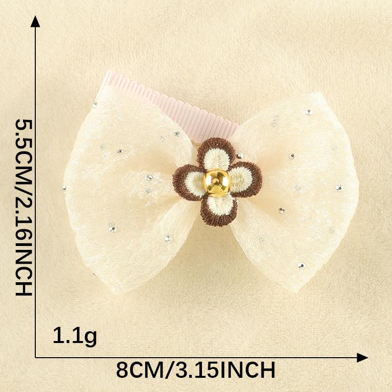 Hair Accessories Accessories Socks Shoes And Hats Decorative Accessories Love Bow Hairpin Accessories Brooch Handmade Diy Clothing Accessories