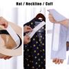 10pcs/pack Disposable Neck Neckline Sweat-absorbing Stickers Shirt Hat Sweat-proof Stickers for Men Women