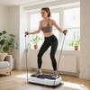 Vibration Platform, 50 Speeds, 3 Programs, LED Screen, Remote, Elastic Bands