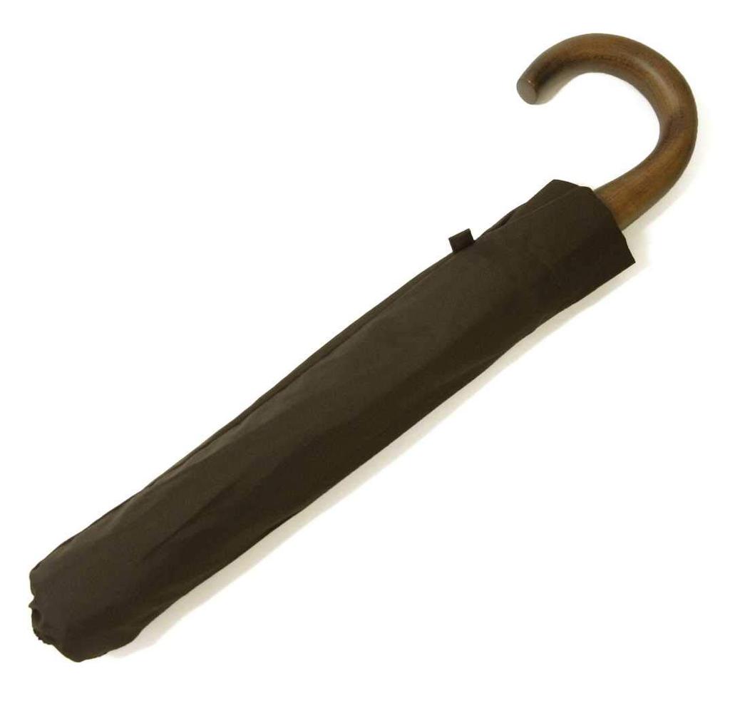 Fox Umbrellas Folding Umbrella TEL1 Style 10 Men's Umbrella, Brown, Ribs, FX-111 [Used]
