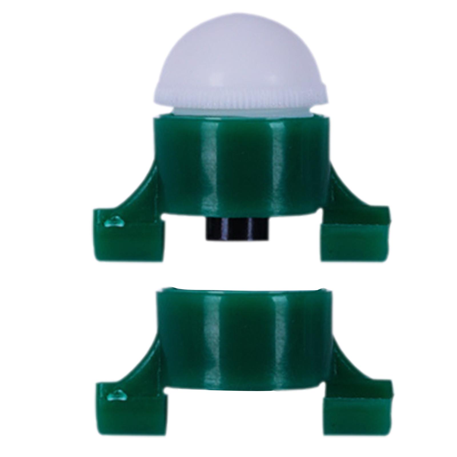 

2 в 1 Сигнализатор поклевки с датчиком движения Светодиодные ночные огни на кончик удилища Сигнальные огни поклевки для ночной рыбалки зелёный