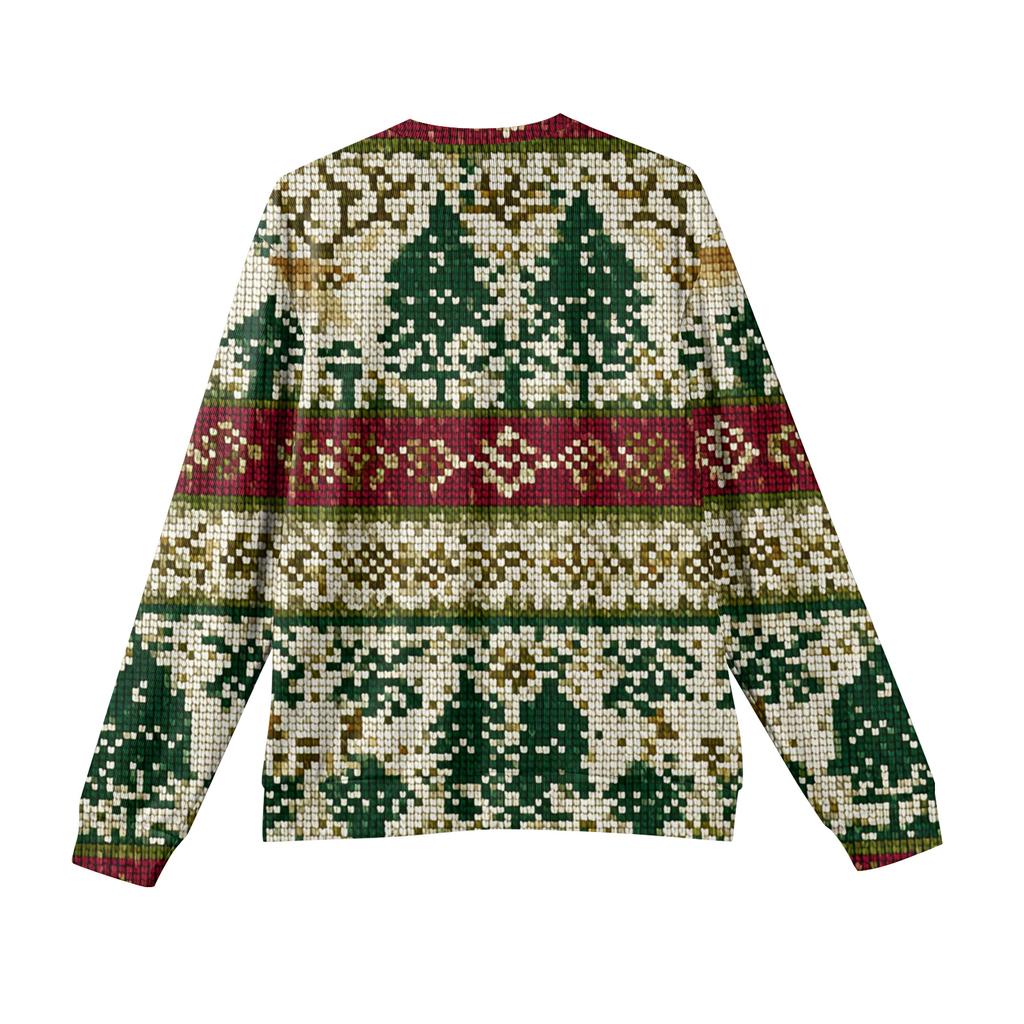 Herren V-Ausschnitt Langarm Rippstrick Pullover