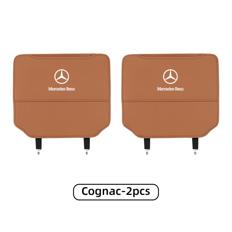 2025 Hot 2PCS Car Seat Back Protector Anti-Kick Mats Anti Dirty Pad For Mercedes Benz AMG A C E Class W201 W210 W108 W204 W205 W