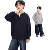 Zuoxi Boys' Autumn/Winter Layered Look Sweater