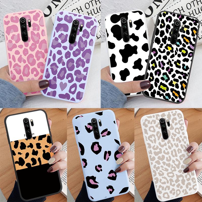 Case For Redmi Note 8 Pro Soft Silicone TPU Back Cover Case Protective Coque For Redmi Note8 Pro Shell Leopard Painted Bumper