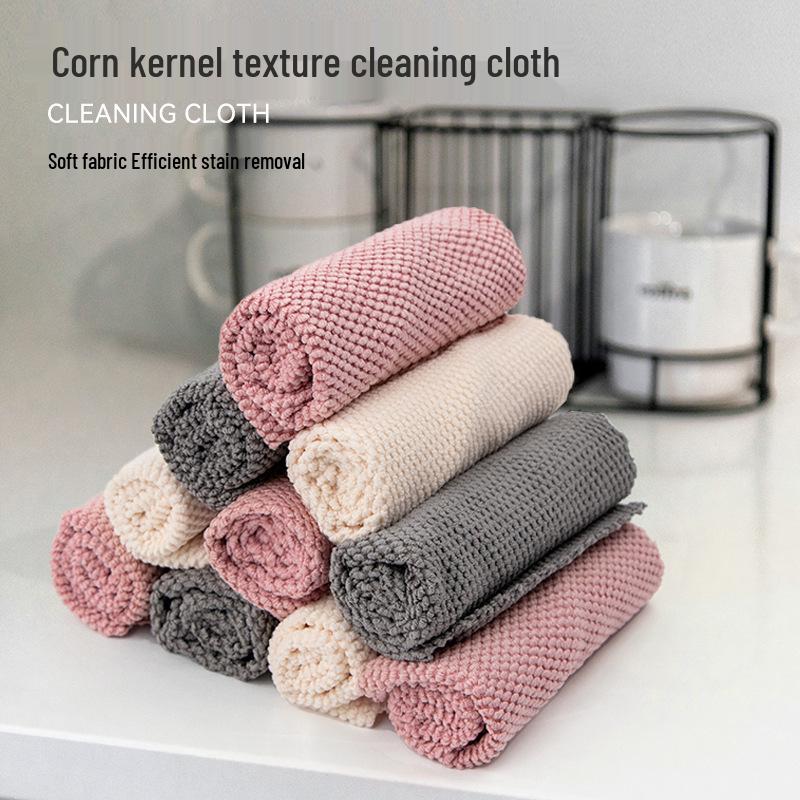 Corn Kernel Lint-Free Multifunctional Kitchen Dishcloth - Easy Clean Lazy Rag