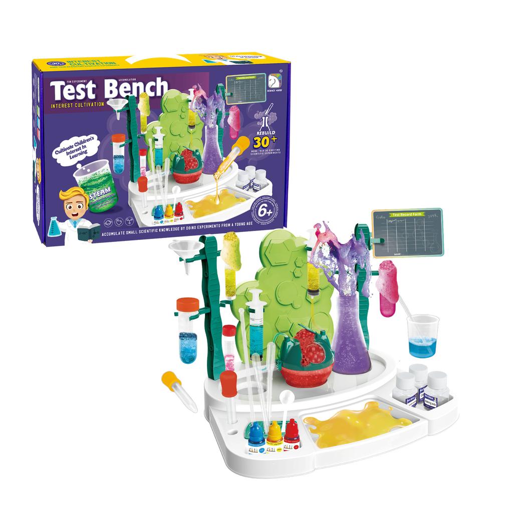 Strict Selection Of Products Science Experiment Chemistry Test Bench Enlightenment STEAM Education Science Education Children Primary School