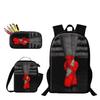 Classic Popular Funny Cool New Ballet 3D Print 3pcs/Set Student School Bags Laptop Daypack Backpack Lunch bag Pencil Case