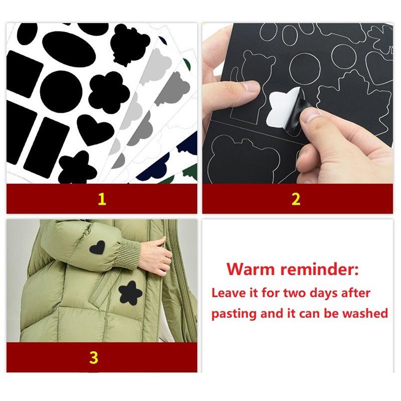 Öntapadós javítófoltok pehelykabátokhoz, pólókhoz, nadrágokhoz, mosható folt, esőkabát, esernyőszövet, sátor matricák