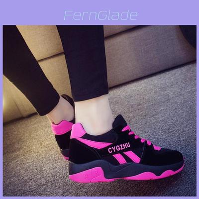 Trendy Women's Breathable Lace-up Casual Athletic Sneakers For Spring Summer Fall