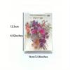 40sheets/Pack Vintage Flower Plants Notebook Decorative Stickers PET Decorative Stickers For Scrapbooking Label Diary Stationery Album Telephone