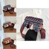 Ethnic Style Small Crossbody Bag For Summer Women With Pu Material And Fringed Design For Casual Travel