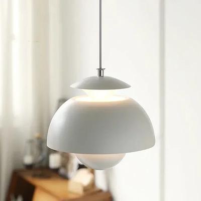 מנורת תליון LED ניצן פרח בעיצוב נורדי, מנורת תליון בסגנון קרמי למסעדה, מנורת לילה לחדר שינה, קלאסיקה דנית, קישוט לבית