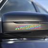 Universal Car Body Side Mirror Door Handle Styling Stickers for Mitsubishi Triton L200 Pajero Sport Exterior Decals BL4