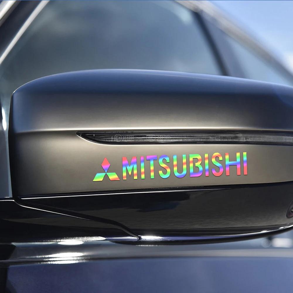 Universal Car Body Side Mirror Door Handle Styling Stickers for Mitsubishi Triton L200 Pajero Sport Exterior Decals BL4
