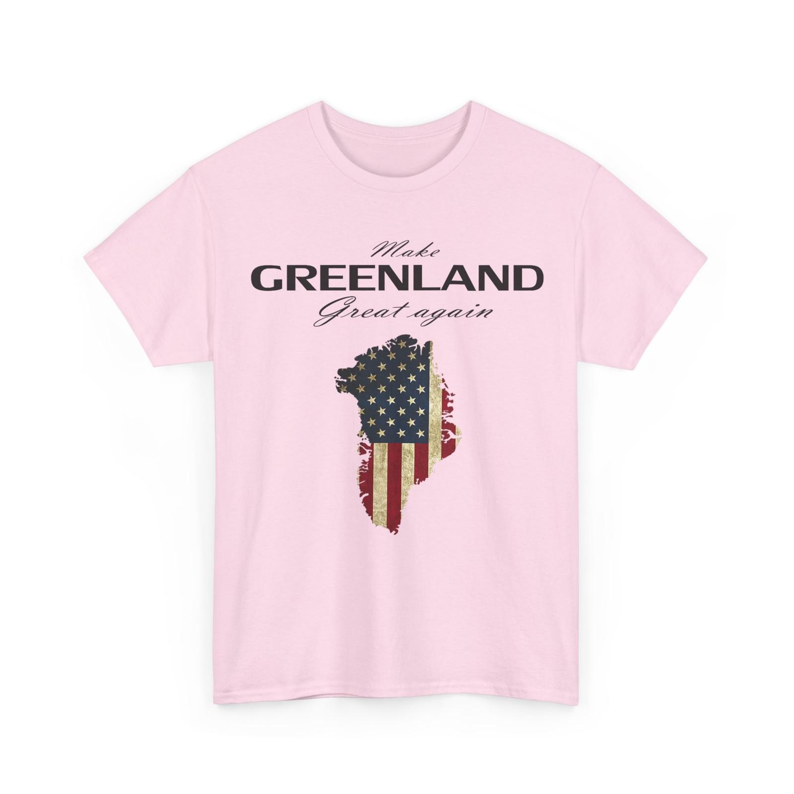 Make Greenland Great Again T-Shirt, Greenland 51st State USA Flag Shirt XXXXL