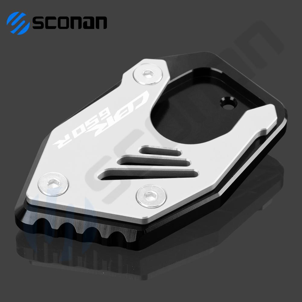 Kickstand Side Stand Plate Pad Support Enlarge Extension Motorcycle Accessories For HONDA CBR650R CBR 650R CBR650 R 