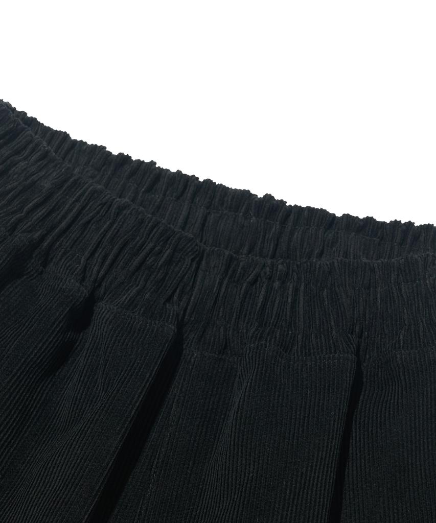 ROIDESROIS Warm Day Corduroy Half Pants (Black)