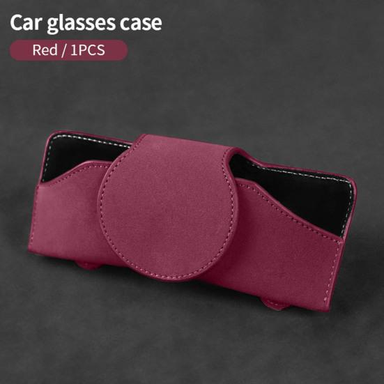 Magnetic Sunglasses Holder for Car Glasses Holder Car Visor Suede Eyeglasses Holder Glasses